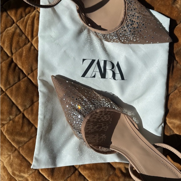 Healed shiny mesh sling back - Picture 6 of 6